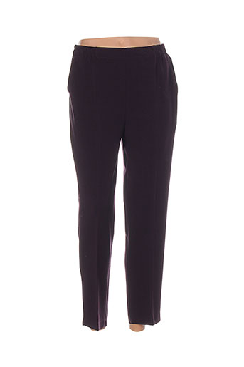 megan paris pantalons femme de couleur violet