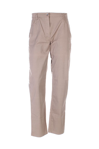setrak pantalons femme de couleur marron