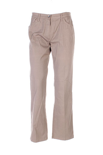 setrak pantalons femme de couleur marron