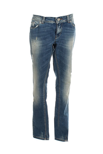 idenim jeans femme de couleur bleu