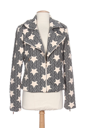 zoe la fee vestes femme de couleur gris