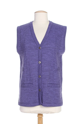 eleane gilets femme de couleur violet