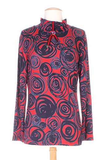 lo! les filles t-shirts femme de couleur rouge