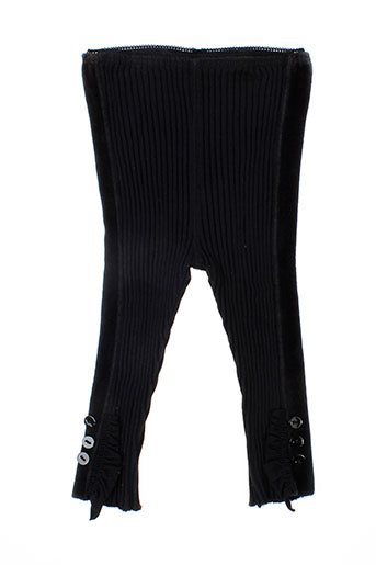 eliane et lena pantalons fille de couleur noir