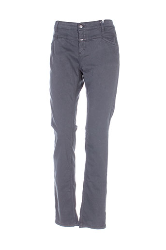 closed pantalons femme de couleur vert