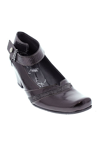 un tour en ville chaussures femme de couleur marron
