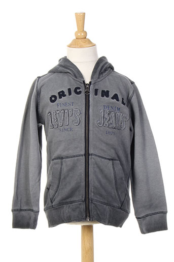 levis vestes garçon de couleur gris