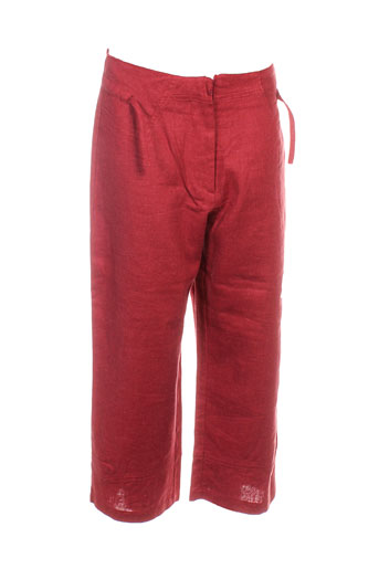 terramoda pantacourts femme de couleur rouge