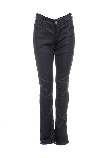 kanope pantalons femme de couleur noir