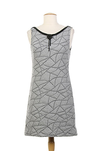 lo! les filles robes femme de couleur gris