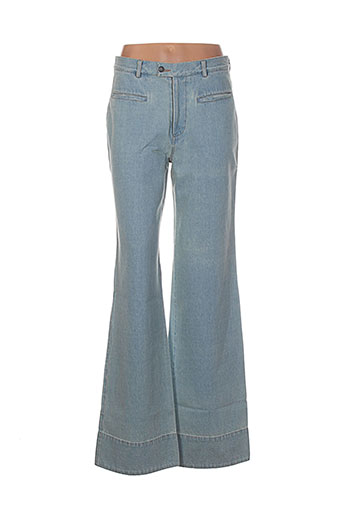noro jeans femme de couleur bleu