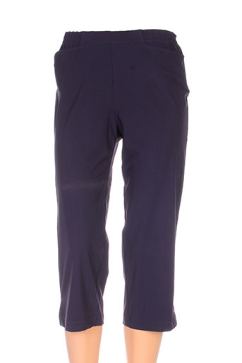 christian marry pantacourts femme de couleur bleu