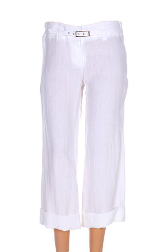 teenflo pantacourts femme de couleur blanc