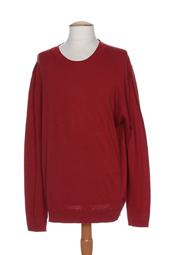 trussardi jeans pulls homme de couleur rouge