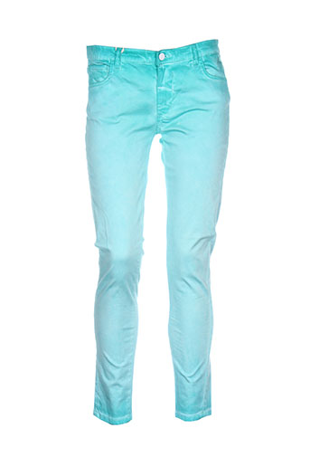 ritchie pantalons femme de couleur vert