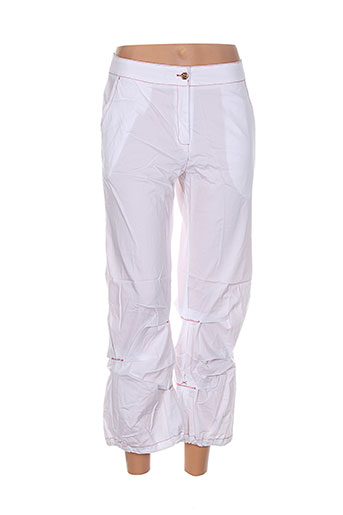 l33 pantacourts femme de couleur blanc