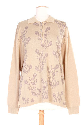 20 et 20 col et chemisier femme de couleur beige (photo) 20 et 20 col et chemisier femme de couleur beige (photo)