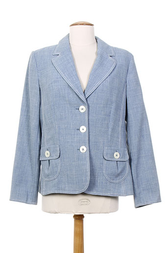 villa bleue vestes femme de couleur bleu