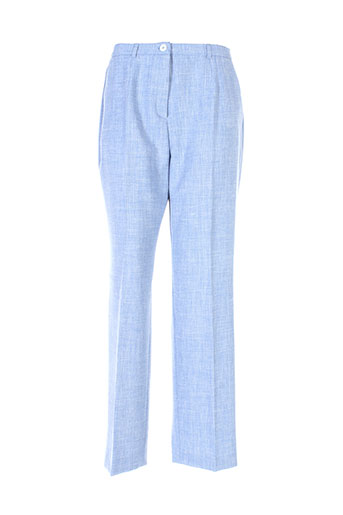 villa bleue pantalons femme de couleur bleu