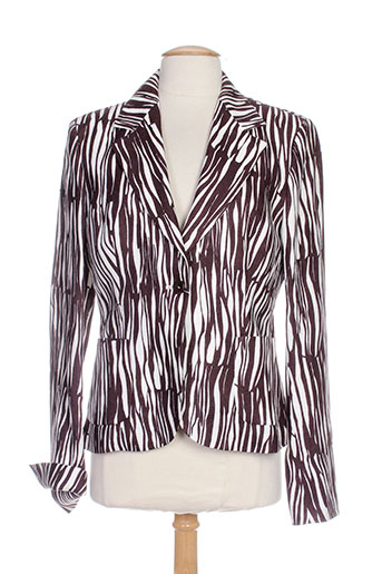 maxmara vestes femme de couleur marron