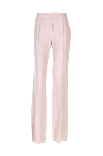maxmara pantalons femme de couleur beige