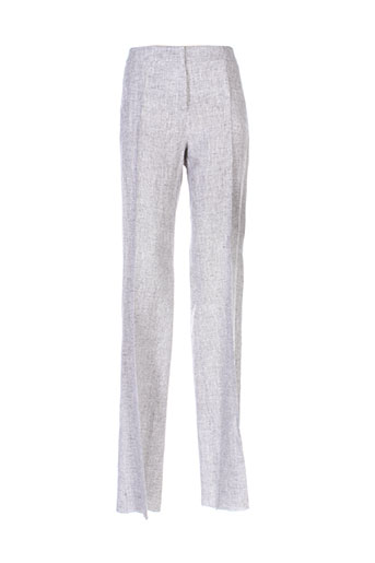 maxmara pantalons femme de couleur gris