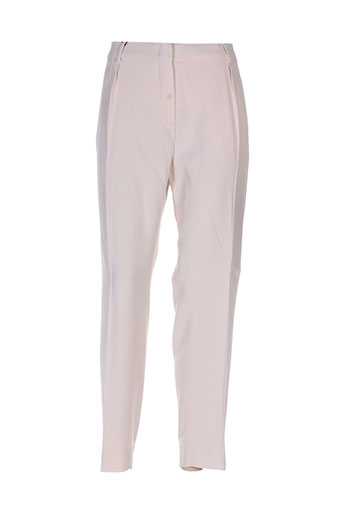 maxmara pantalons femme de couleur beige