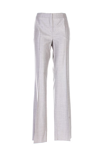 maxmara pantalons femme de couleur gris