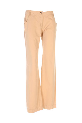 maxmara pantalons femme de couleur marron