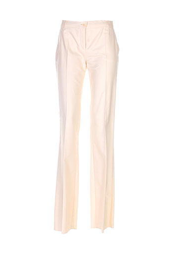 maxmara pantalons femme de couleur beige