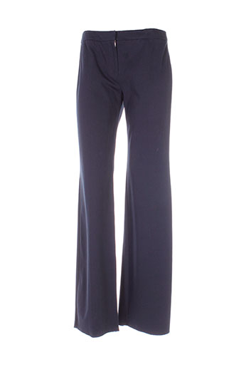 maxmara pantalons femme de couleur bleu