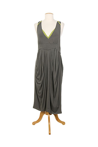 double one peace robes femme de couleur vert