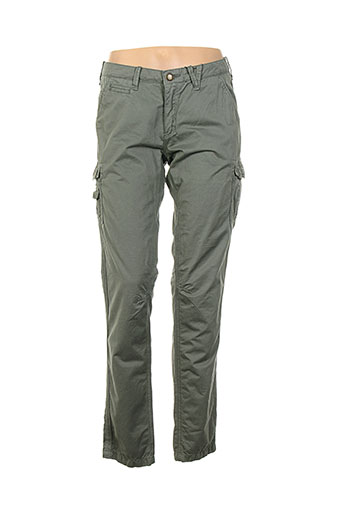 attract pantalons femme de couleur vert