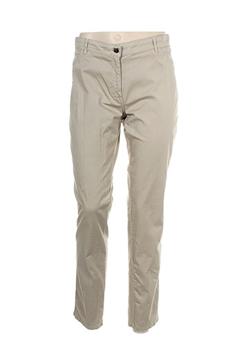 rivieres de lune pantalons femme de couleur beige