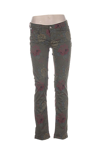 chipie pantalons femme de couleur vert