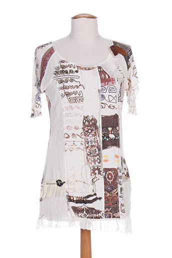 coco menthe t-shirts femme de couleur marron