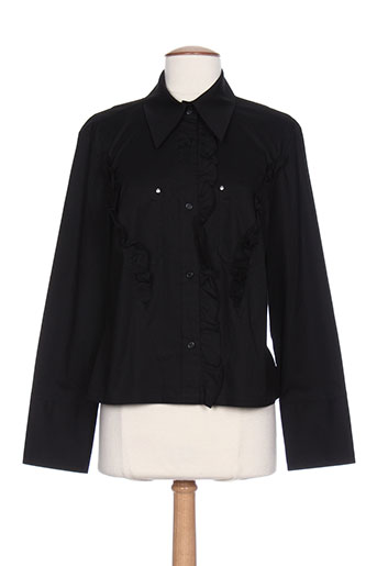 zn jeans chemises femme de couleur noir