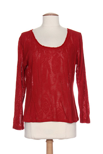 lo! les filles chemises femme de couleur rouge