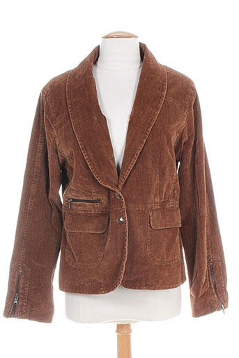 rivieres de lune vestes femme de couleur marron