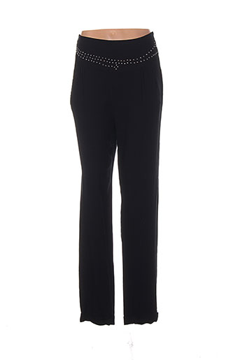rivieres de lune pantalons femme de couleur noir