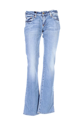 lee jeans femme de couleur bleu