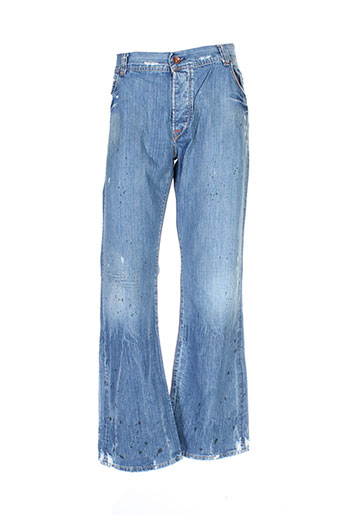 chefdeville jeans homme de couleur bleu