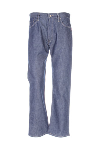 chefdeville jeans homme de couleur bleu