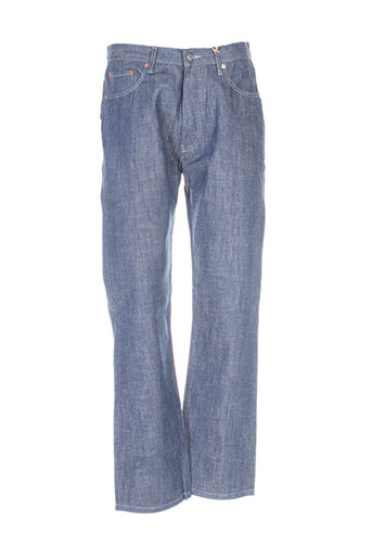 chefdeville jeans femme de couleur bleu