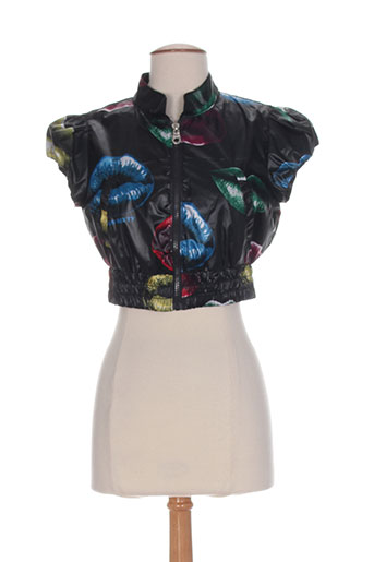 miss sixty vestes femme de couleur noir