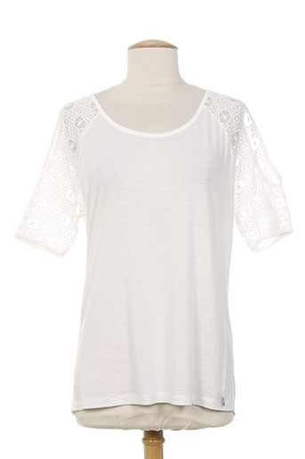 blanc boheme t-shirts femme de couleur beige