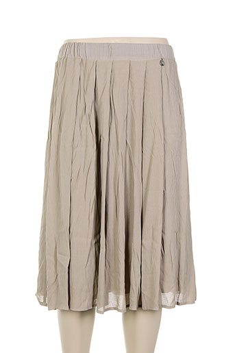 blanc boheme jupes femme de couleur marron