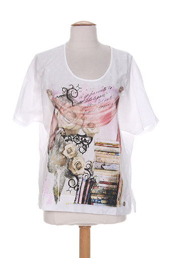 blanc boheme t-shirts femme de couleur blanc