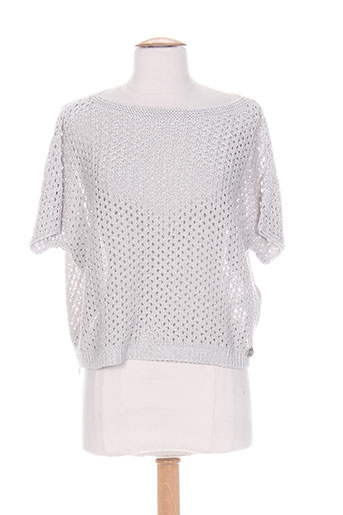blanc boheme pulls femme de couleur gris