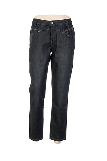 ikks jeans femme de couleur bleu